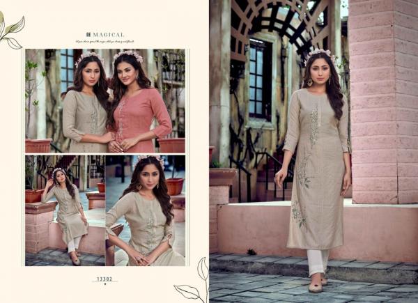 Kalaroop Jaggi Rayon Designer Embroidery Fancy Kurti Collection 